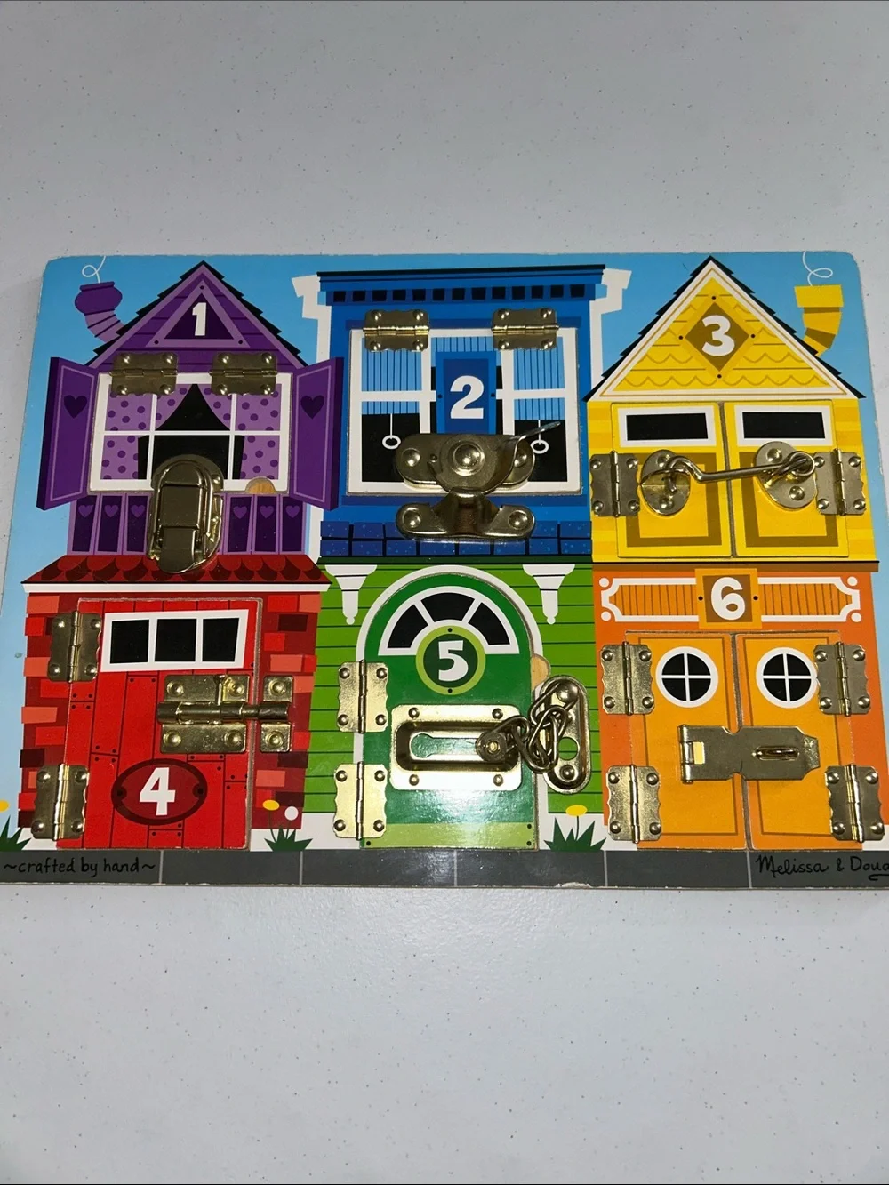 Melissa & Doug Kids Latch Board Ages 3*
